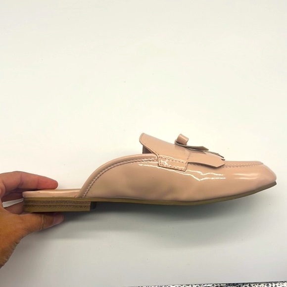 Madden Girl - Qwen Soft Pink Patent Leather Slide On Loafer Size 7.5 - Picture 14 of 15